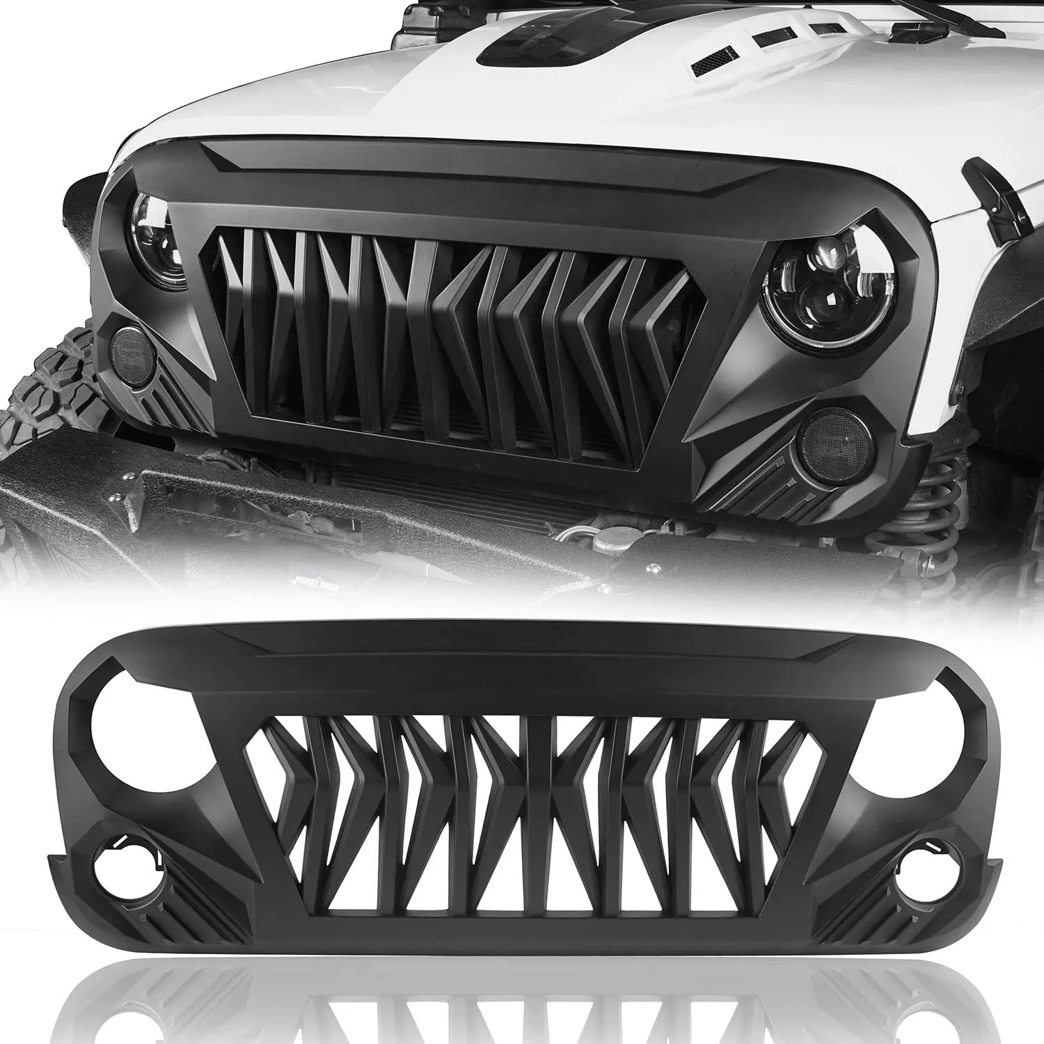 Jk Accessories 4x4 Offroad Front Car Grille For Jeep Wrangler - Buy Grille  For Jeep Wrangler,Jk Accessories 4x4 Offroad Jk Accessories,Car Grille  Product on 