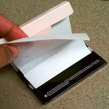 
Портативная масляная бумага для очистки лица 