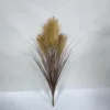 Caña de cinco cabezas beige de 85 cm, color marrón oscuro.