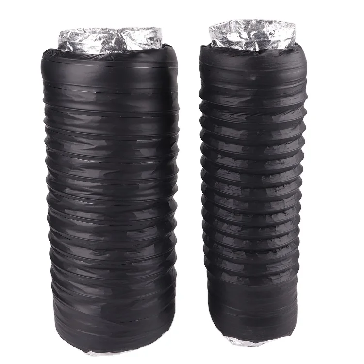 Polyester Aluminum Insulation (non-insulation) Flexible Duct for HVAC Ventilation Air Duct