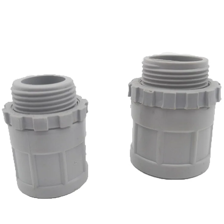 OEM/ ODM Factory Made Design Own Brand Mass 20mm to 50mm Electrical  Waterproof Converting Conduit Adaptor