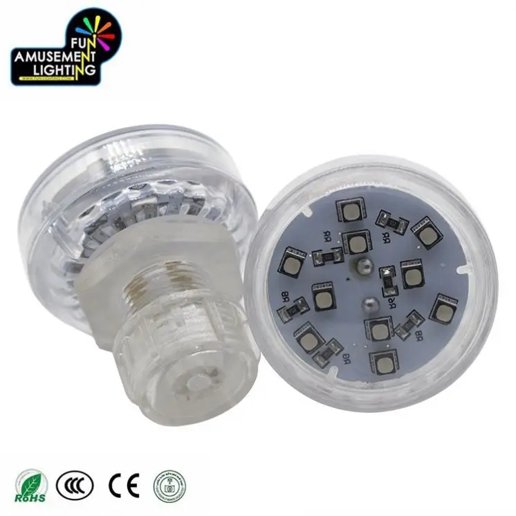 IP65 Programmable 2W E14 AC24 RGB LED Cabochon Light Fun Amusement Lamp