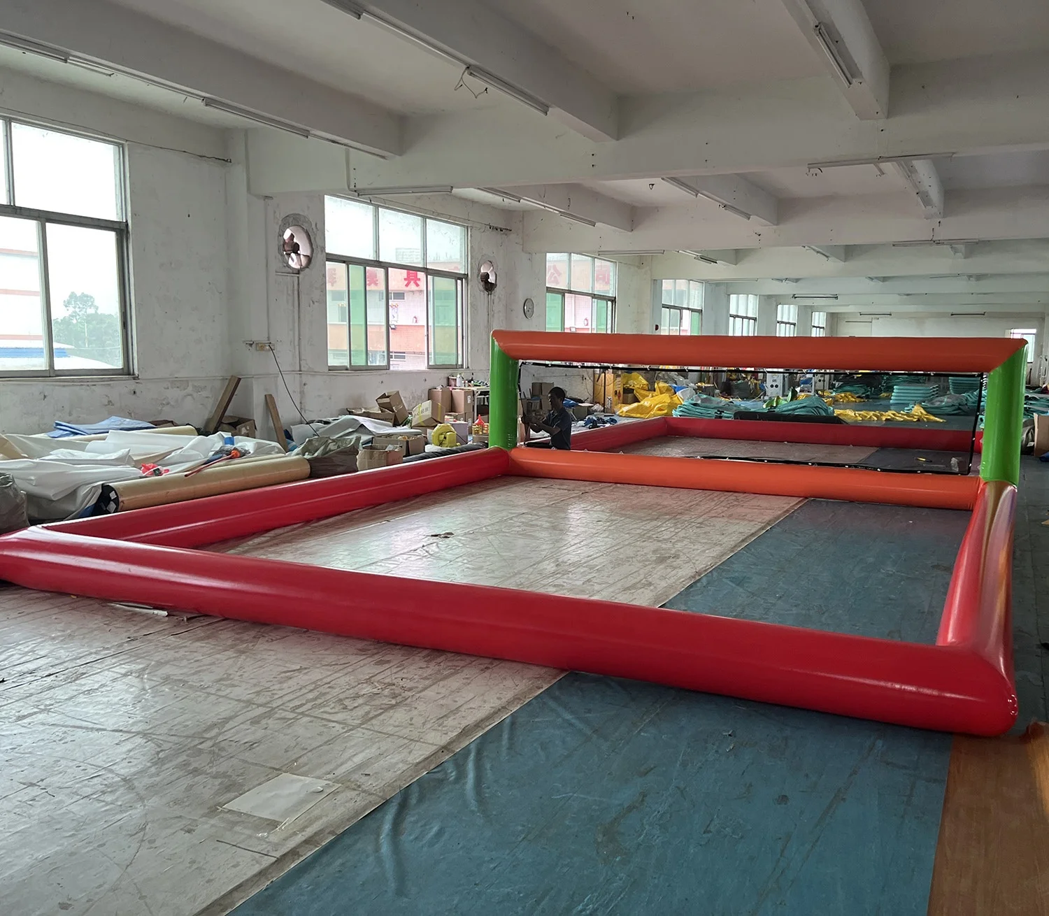 Популярное Надувное волейбольное поле/Портативная надувная теннисная площадка/надувные спортивные мероприятия для волейбола на открытом воздухе