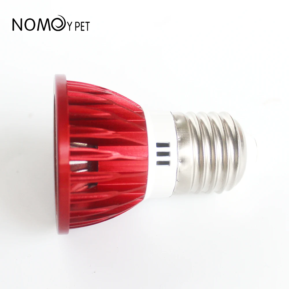 NOMOY PET 2w Energy Saving Specular Reflection LED Red Light Lamp Bulb