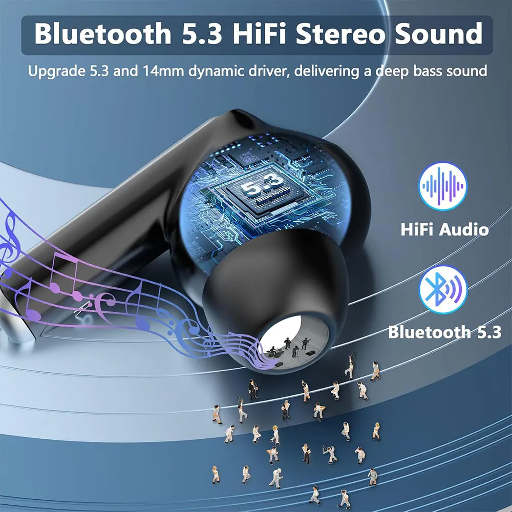 Factory Price HIFI TWS Sound Fone De Ouvido Earphone ANC ENC Noise Cancelling Bluetooth Earbuds Wireless Charge Headset Earbuds