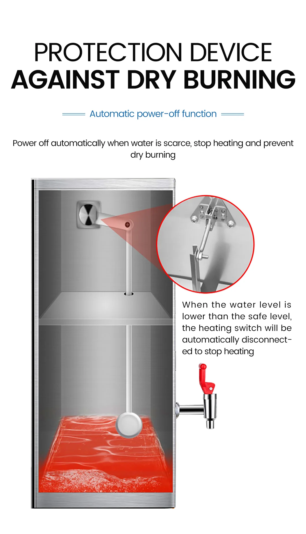 New Design Automatic Tea Boiler Electric Hot And Cold Water Machine Vending Tea Bar Water Dispenser details