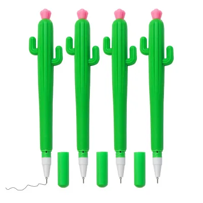 Netter Cartoon-Kaktus-Weichgel-Stift Student Creative Station ery Signature  Kugelschreiber