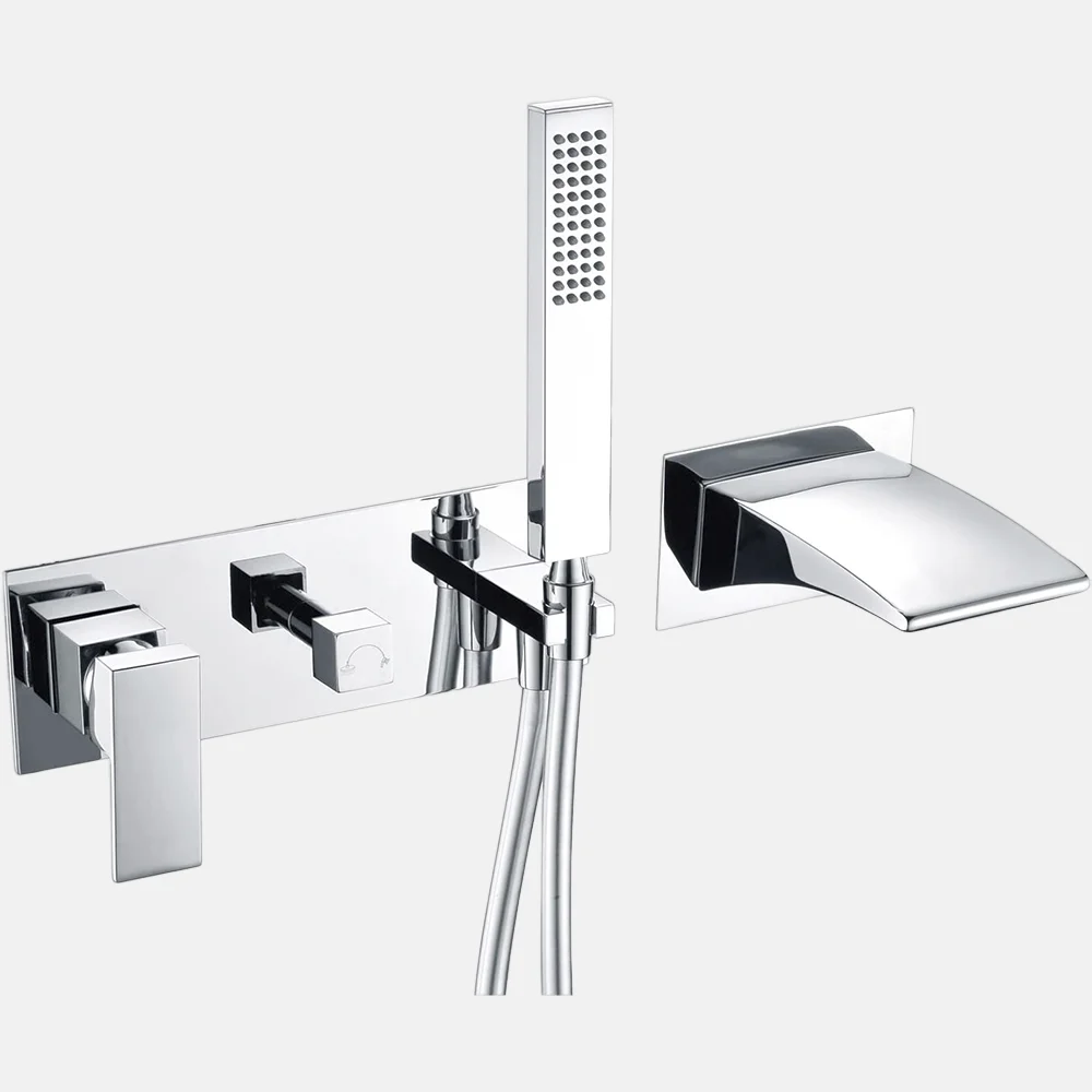 bathtub waterfall faucet