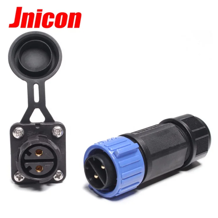 Jnicon M25 2pin Male Plug and Female Socket Trolling Motor Connector Kit