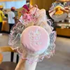 จี้สกุชชี่พุดดิ้งนม-สีชมพู