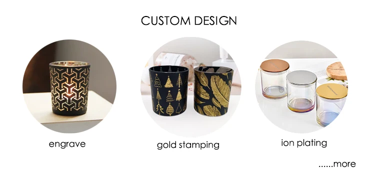 Wholesale Custom Logo 8OZ 10OZ 12OZ Luxury White Glass Empty Candle ...