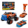 Electric drill three-in-one orange modified off-road bugatti