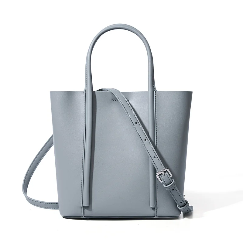 Ladies Handbag Leather Women’s Tote Female Shoulder Bag Leather Hand Bag Tote Shoulder Bag