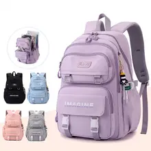 Wholesale Fashion School Bags Oxford Teenager Casual Laptop Backpack For Girls Women Large Capacity College Student Backpack