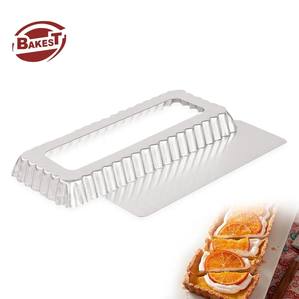 Customizable Non Stick Oven Rectangle/Square  Aluminum Baking Pan  Pizza Pie Dishes With Removable/Fixed Bottom