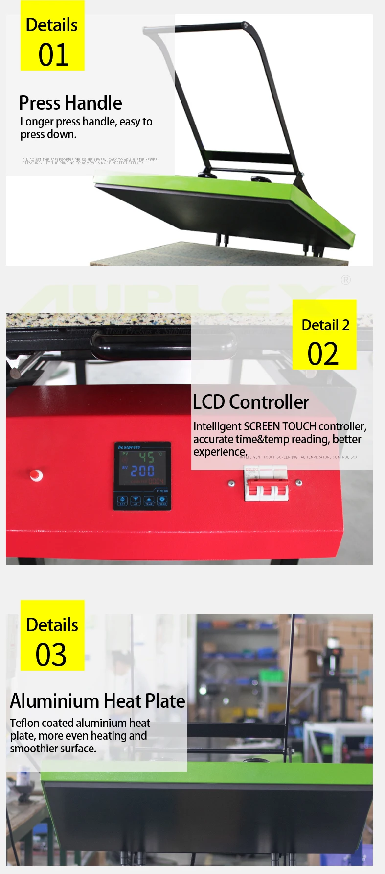 110v 80x100 heat press 31x39 pneumatic