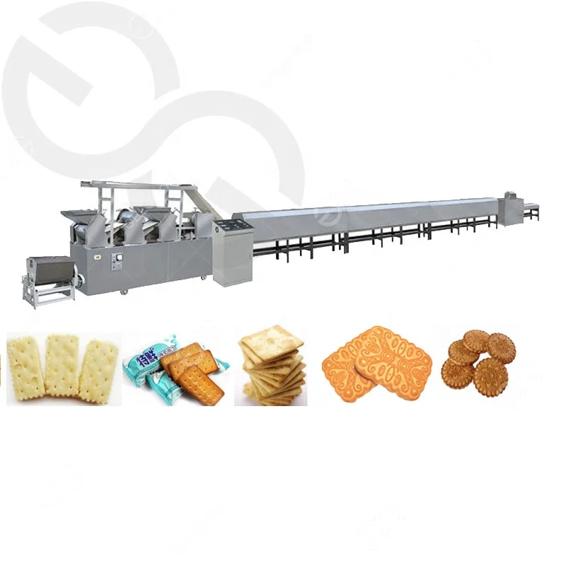 Automatic Milk Biscuit Processing Line Commercial Biscuit Maker