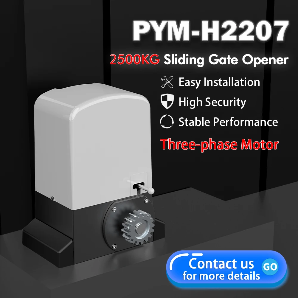 Smart Control Board Heavy Duty Three-phase Electric Automatic 2500KG WiFi Gate Opener Sliding Gate Motor