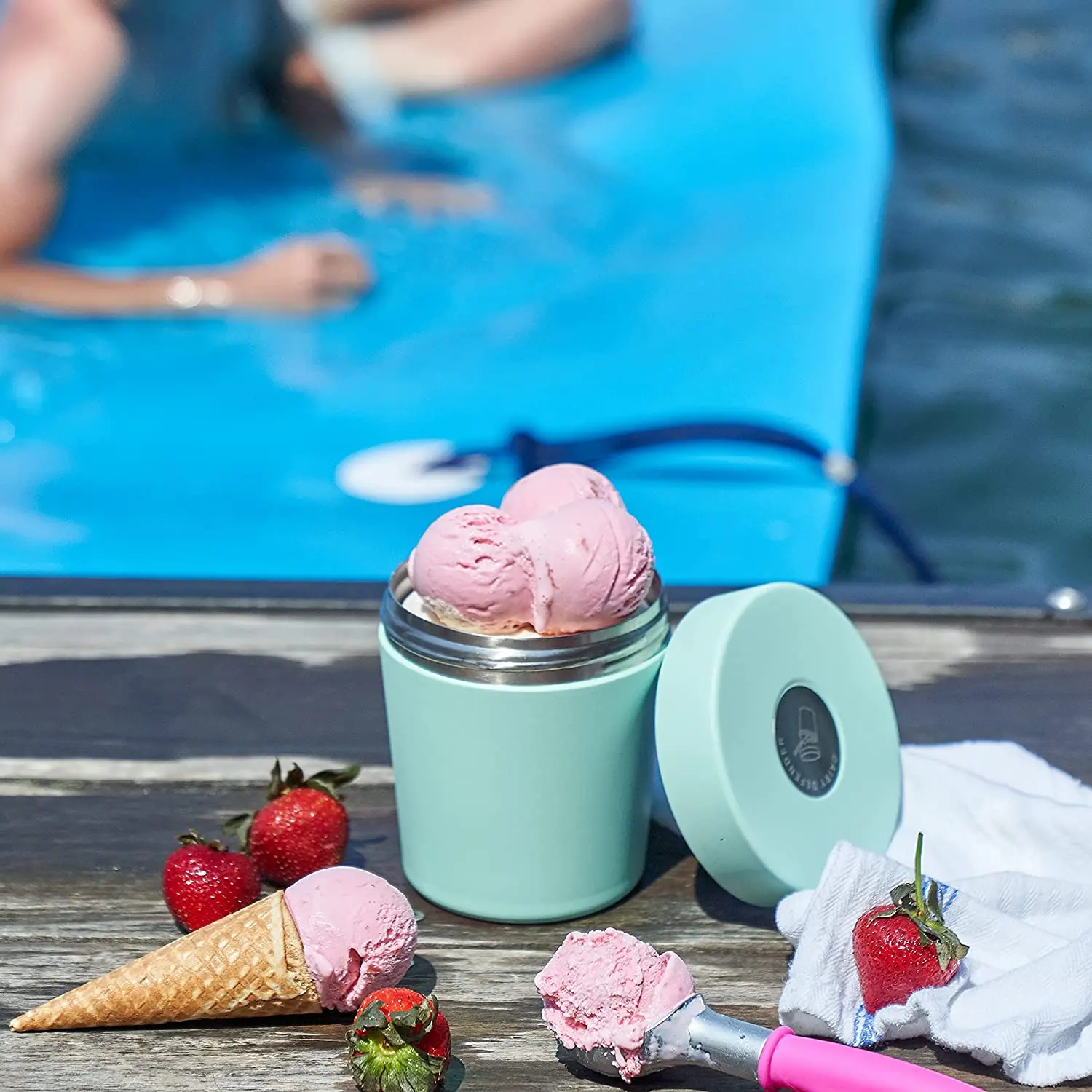 Ice Cream Pint Cooler - Keeps Ice Cream Frozen For 4 Hours