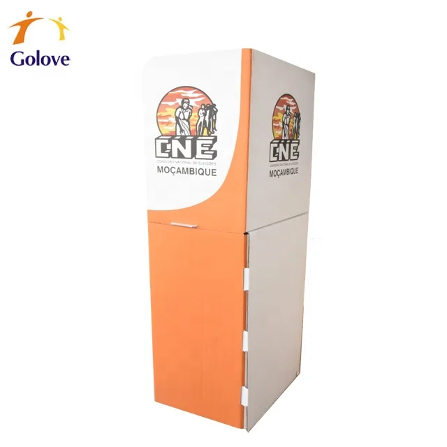 Easy Assemble Cardboard Voting Booth for Election