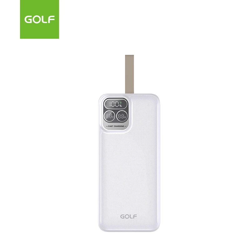 LCD Digital Smartphone Charger 20W Output Power Fast Charging PD Power Bank 40000mAh Custom Logo LI-Polymer Fast Charging