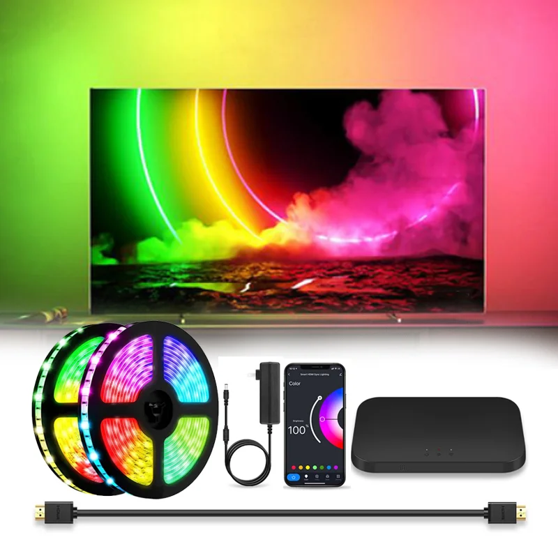 Wholesale New Sync Screen Kit For TV Box Smart Ambient PC Backlights WiFi RGB LED Strip Lights Dream Color tv led strip From m.alibaba.com