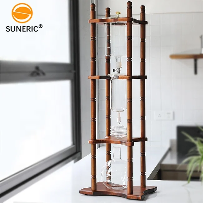 Wood Frame Espresso Slow Cold Brew 25 Cups Coffee Glass Pot Iced Drip Dutch  Tower Cold Brew Coffee Maker Wood| Alibaba.com