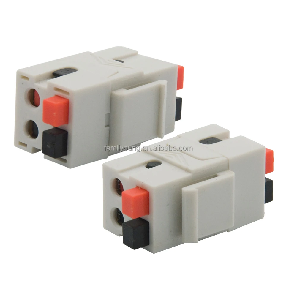 Speaker Keystone Jack Spring Loaded Speaker Jack For Keystone Wall Plate Female To Female Double