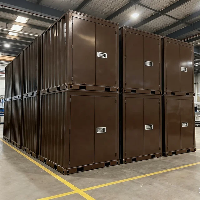 SmartBox Customized Demountable Storage Container Heavy Duty Steel Flat Pack Storage Shipping Container