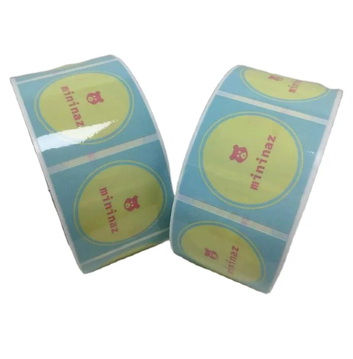 Decal Label with Glossy Roll Stickers with Strong Adhesive Glue Label Printed with Strong Adhesive Glue