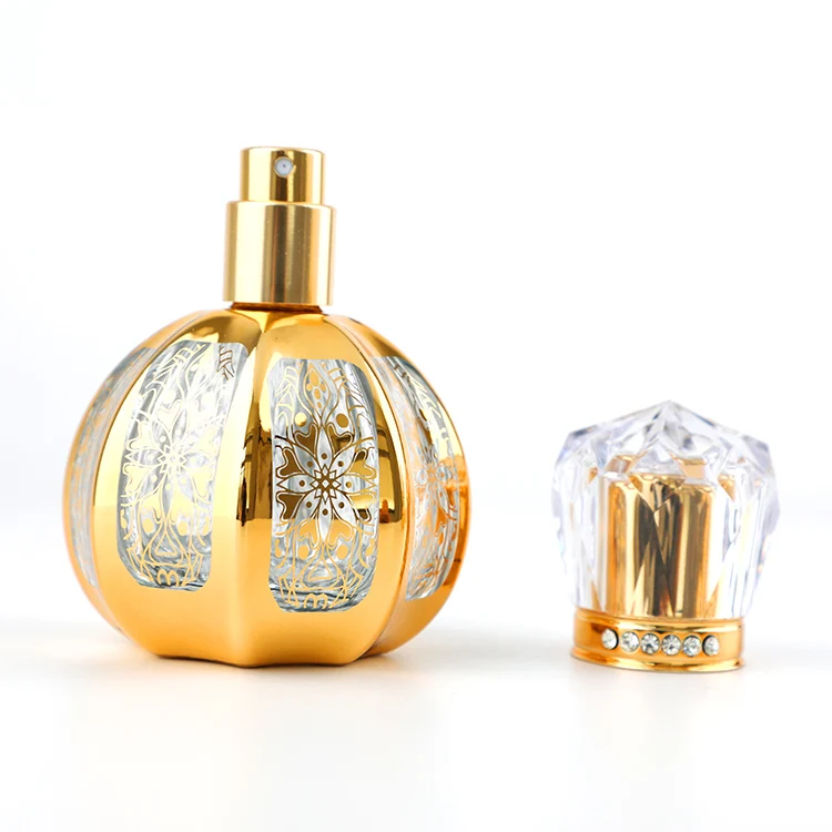 Hot Empty Perfume Bottle Glass 25ml Luxury Perfume Bottle Spray Aluminum Perfume Spray Bottle