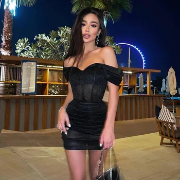 Wholesale Summer Off Shoulder Black Bodycon Dress Black Casual Elegant Short Dresses Women| Alibaba.com Wholesale Summer Off Shoulder Black Bodycon Dress Black Casual Elegant Short Dresses Women| Alibaba.com