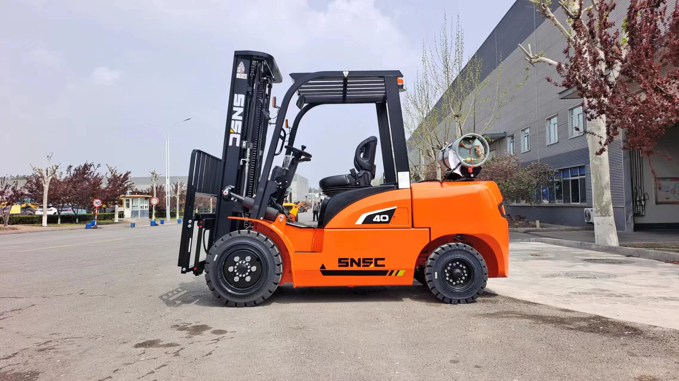 Carretilla Elevadora Gasolina GLP Forklift 4 Ton Petrol Gas Forklift