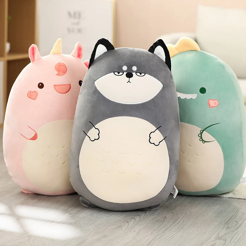 Peluche Chenille 50 Cm Avec Écouteurs – Coussins Long Doux En Peluche Vert, Jouet Doudou Pour Enfants