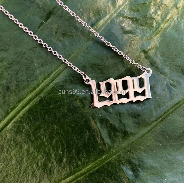 Collier Ancien A Pendentif Anglais En Acier Inoxydable Collier D Amitie En Or Cadeau D Anniversaire Pour Femmes Et Filles Buy Collier Numero Annee De Naissance Ancien Collier Anglais Petit Collier Pendentif Initial Product On Alibaba Com