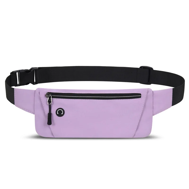 Fashion women casual crossbody chest bag sport travel running waist belt bag customized nylon fanny pack