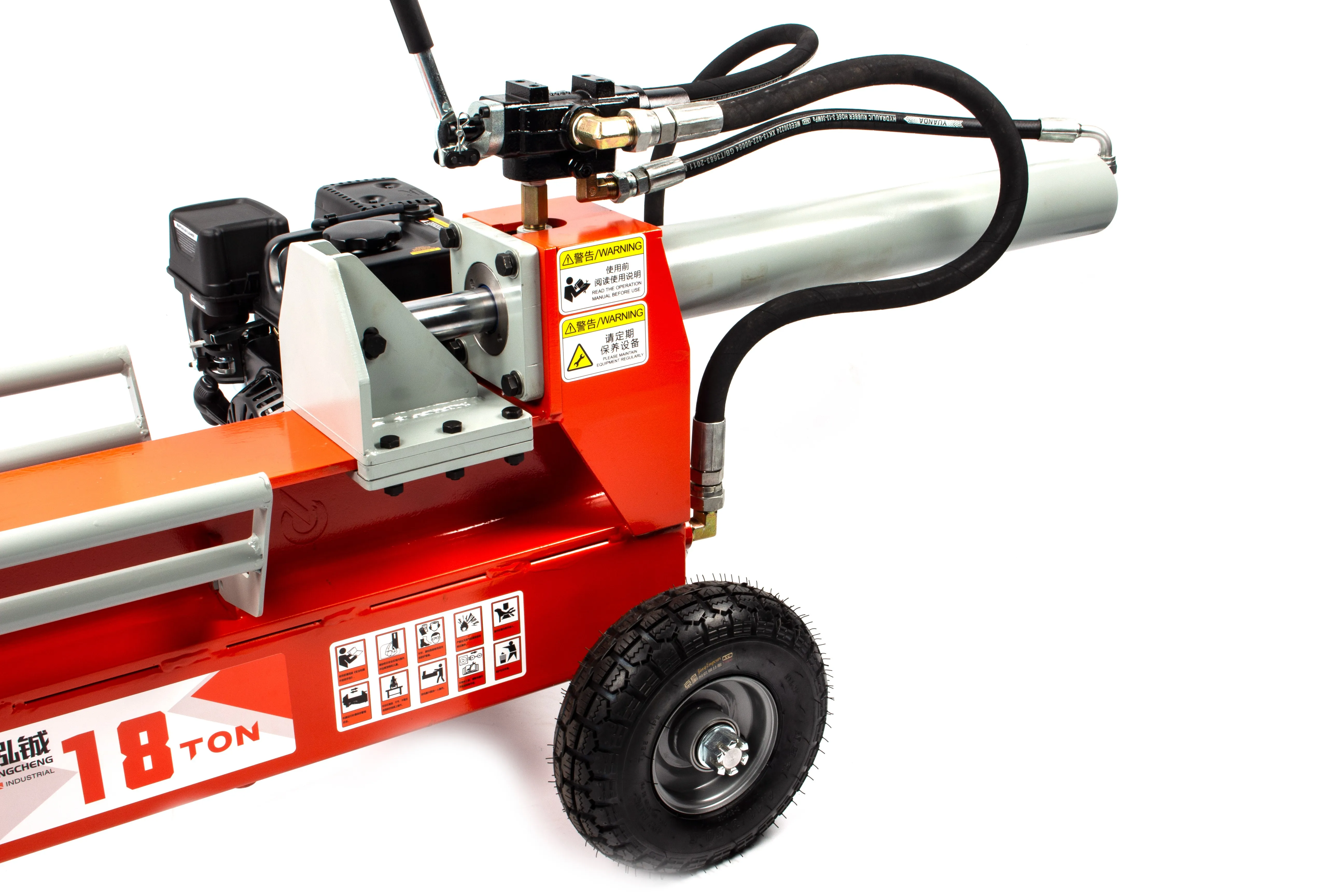 Cheap And Convenient Log Splitting Machine Home Made Log Splitters