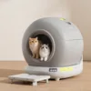 Smart cat litter box pedal set-gray
