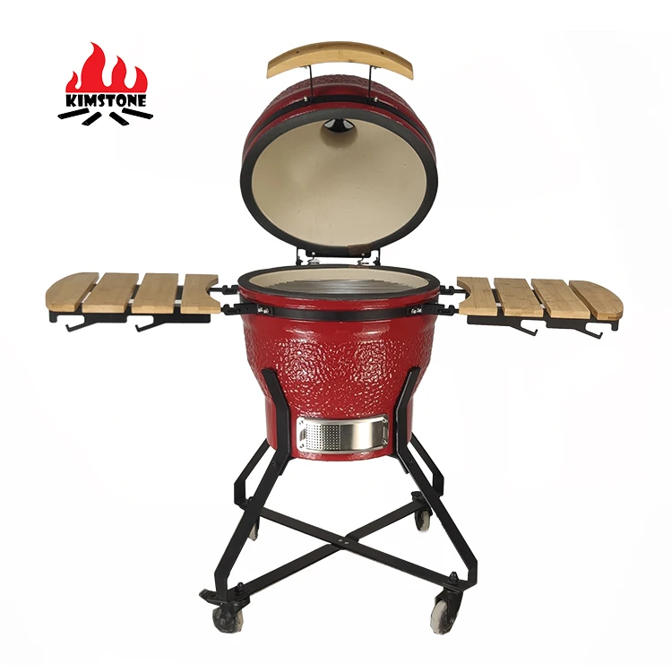 Kimstone 18 Inch Kamado Charcoal Outdoor BBQ Grill