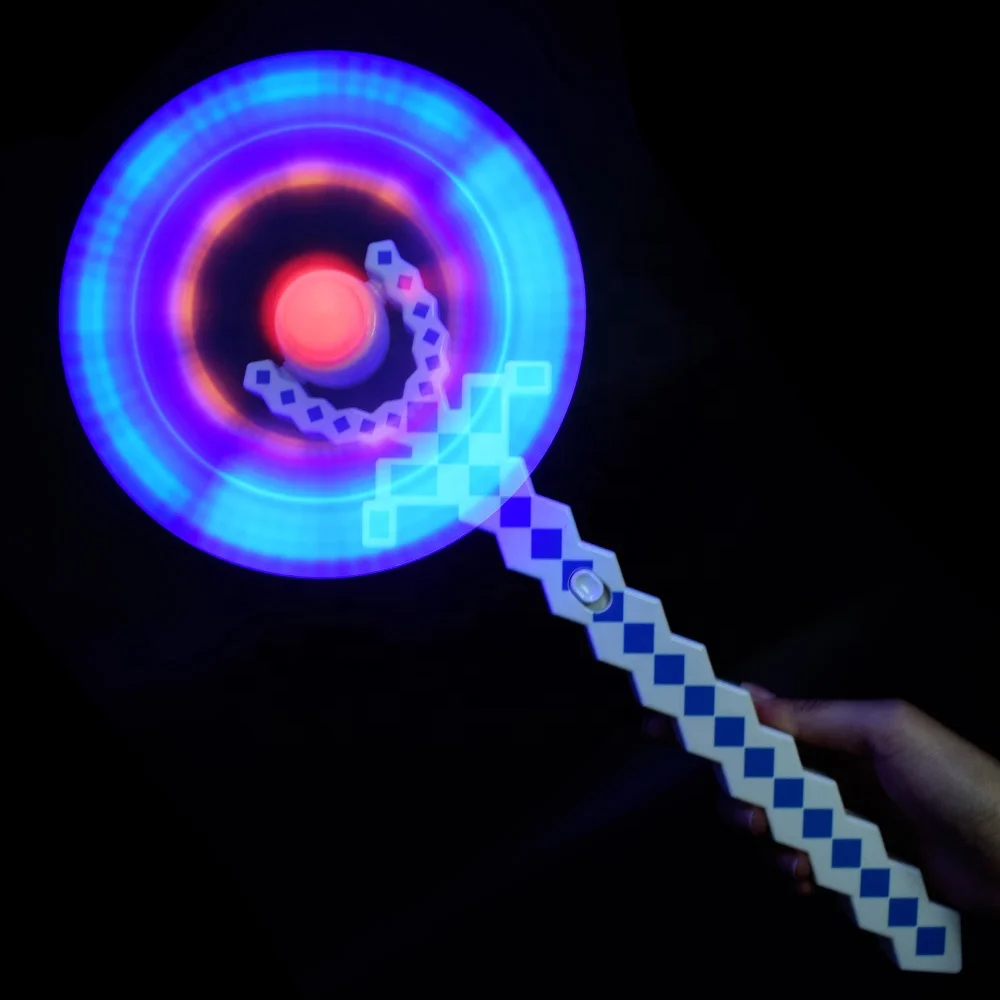 Новый стиль, продвижение, ветряная мельница, палочка, светящаяся меч, пиксельный светодиодный меч, игрушки