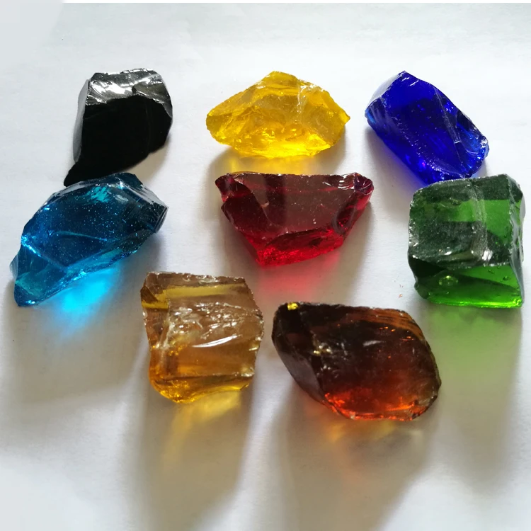 Дробленый стеклянный камень 4