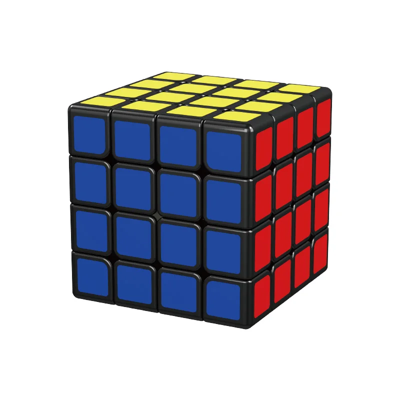 Moyu Cube Gift Box Set 4pcs Black With Sticker 2x2 3x3 4x4 5x5  Magic Cube Wholesale for Kids