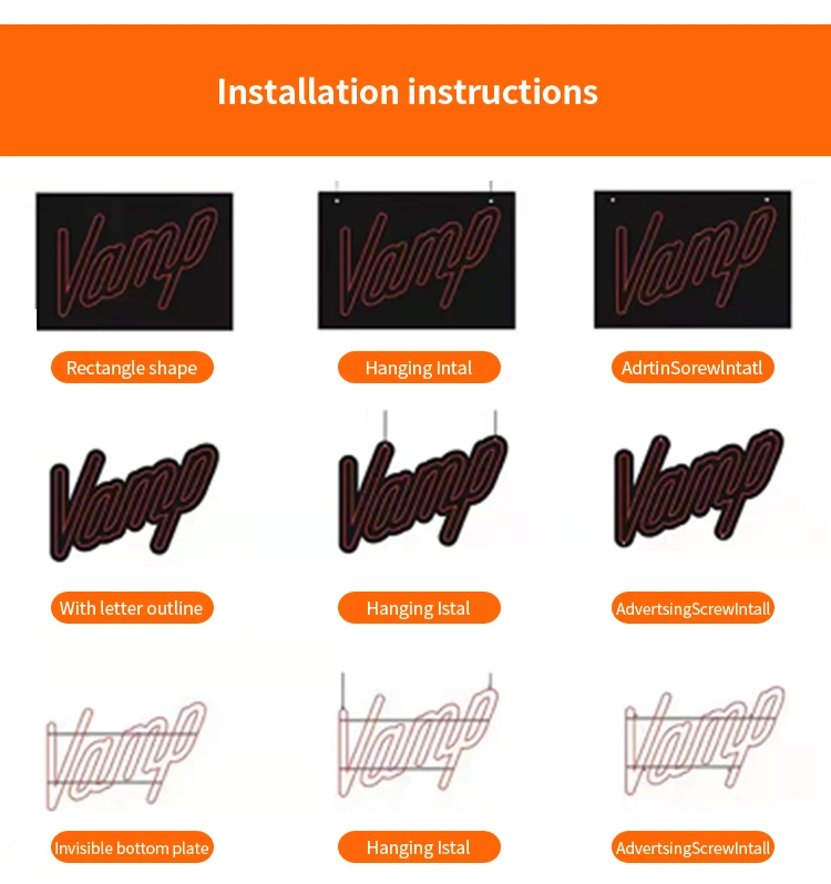 Brightness Adjustable Wall Decor Neon Logo Led Neon Light Sign Led Neon