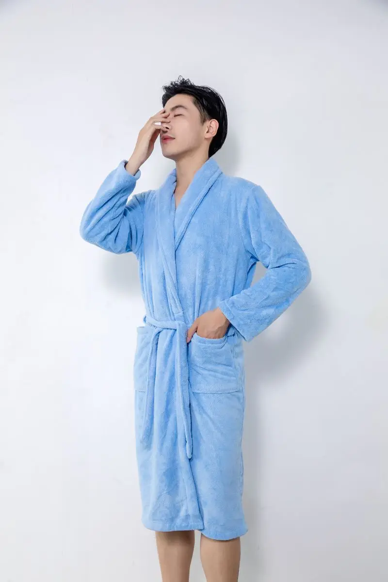 Batas Polares Batas De Dormir Para Hombre Bata Polar Batas Para