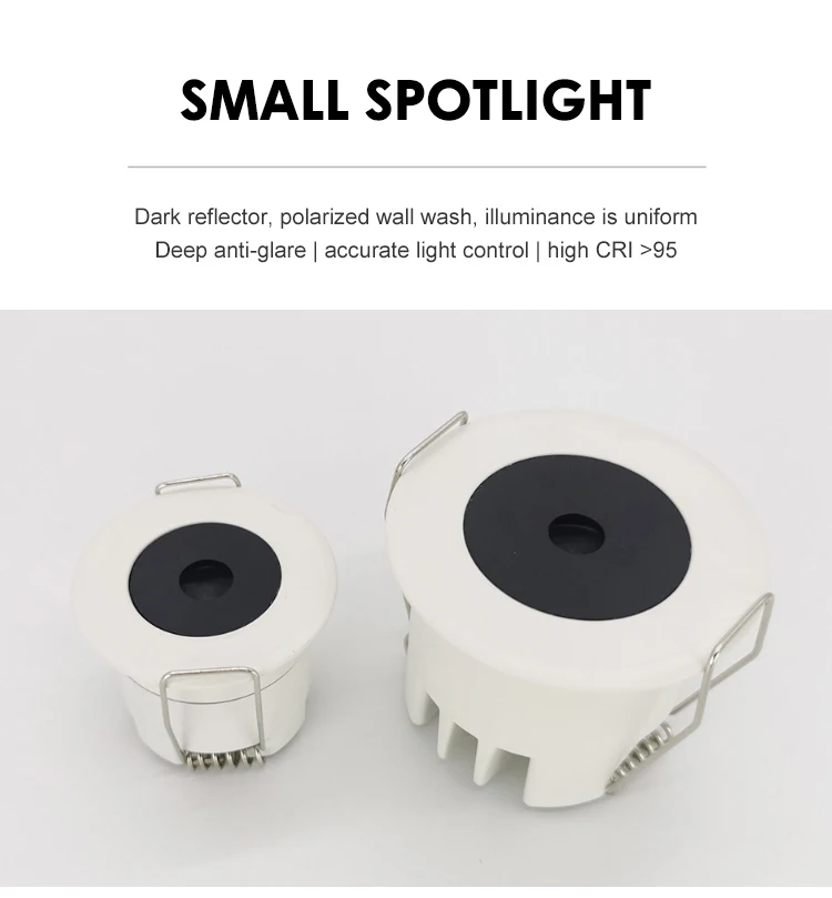 lc10227 high brightness indoor white round square aluminum recessed 3w 5w ceiling cob led spotlight-0