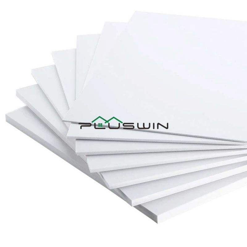 Pluswin low density 4mm 7mm 11mm PVC Foam Sheet PVC Celuka Board