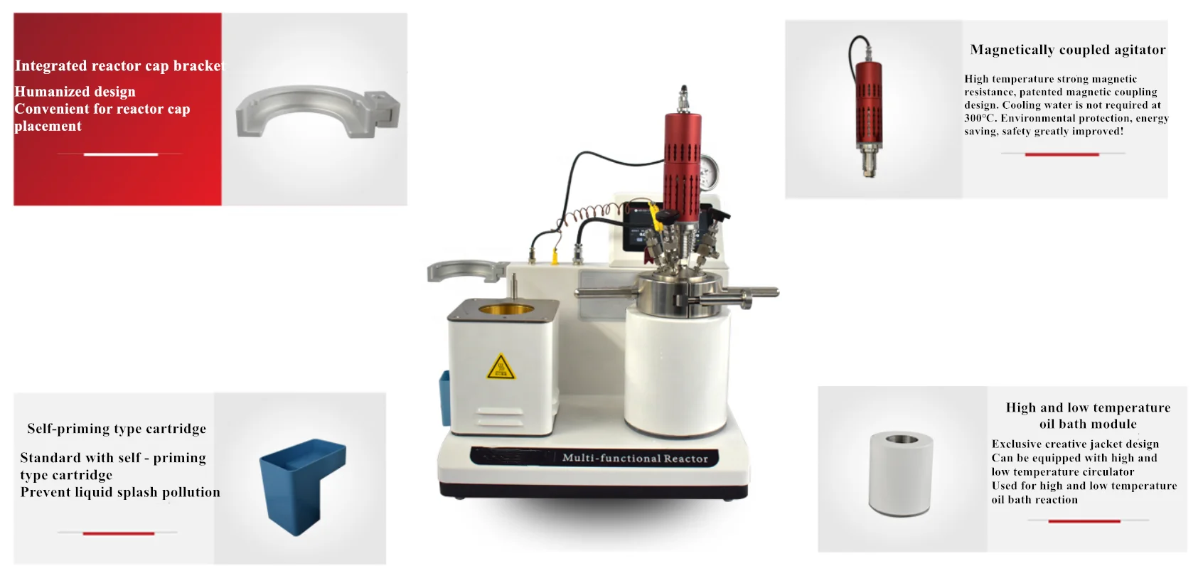 Laboratory Multifunctional High and Low Temperature Reactor Stirring High Pressure Autoclave