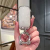 Anillo de plata y diamantes E