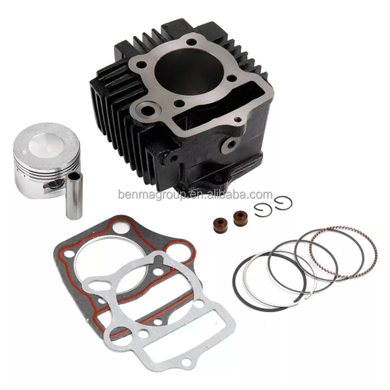 110cc Racing Part 110CC Motorcycle Engine Parts Cylinder Head Bore Diameter 52.4mm ...