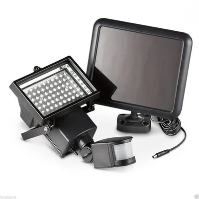 100 Led Solar Pir Motion Sensor Safety Outdoor Garden Wall Light